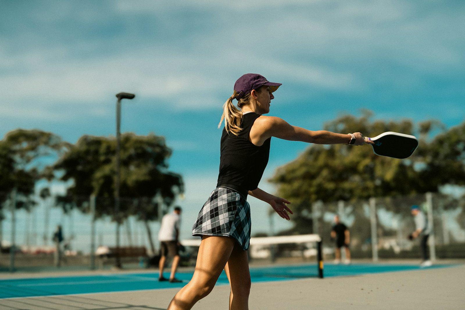 Pickleball court